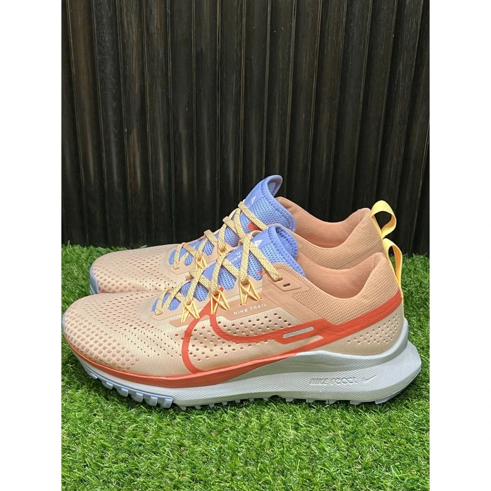 Size 11 - Nike React Pegasus Trail 4 Arctic Orange Purple Pulse Womens